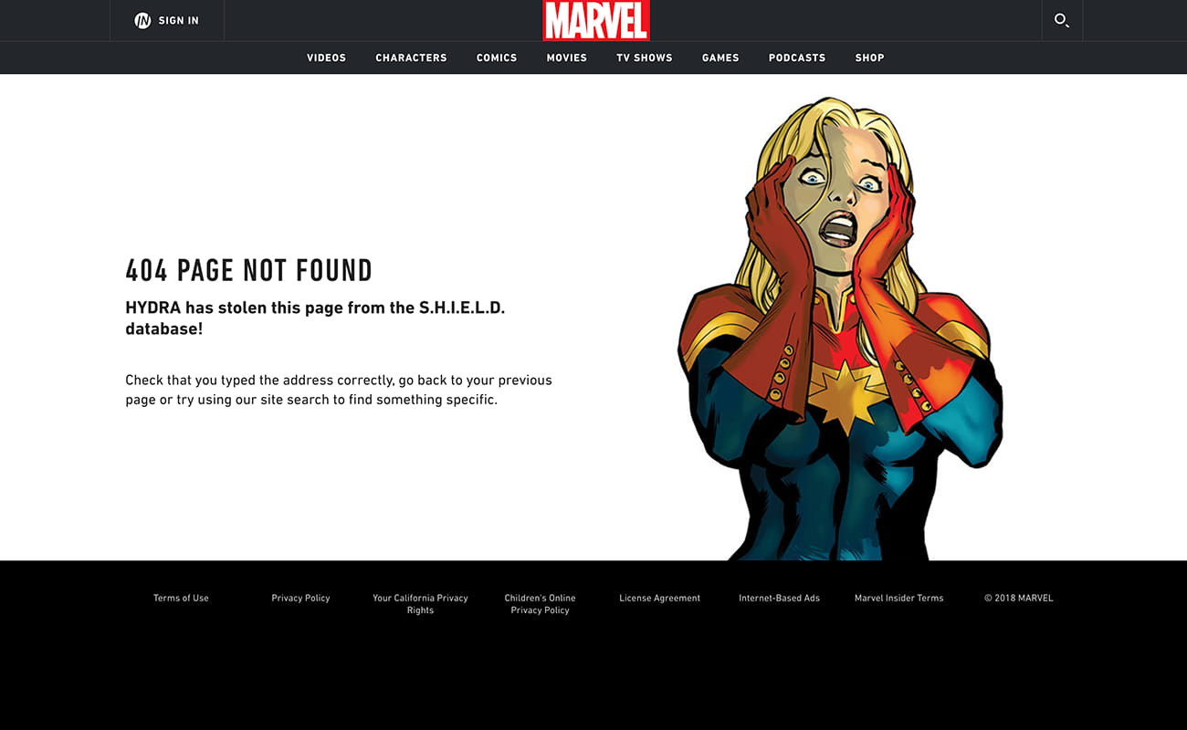 404 Marvel