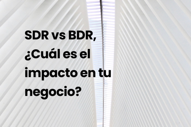 SDR vs BDR, ¿Cuál es el impacto en tu negocio?