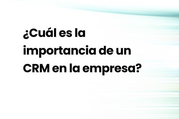 ¿Cuál es la importancia de un CRM en la empresa?