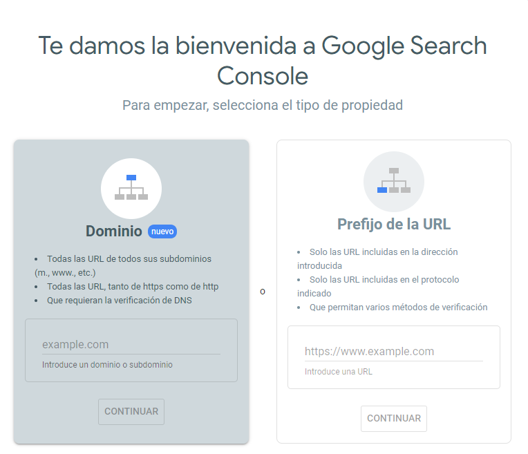 Herramienta Google Search Console