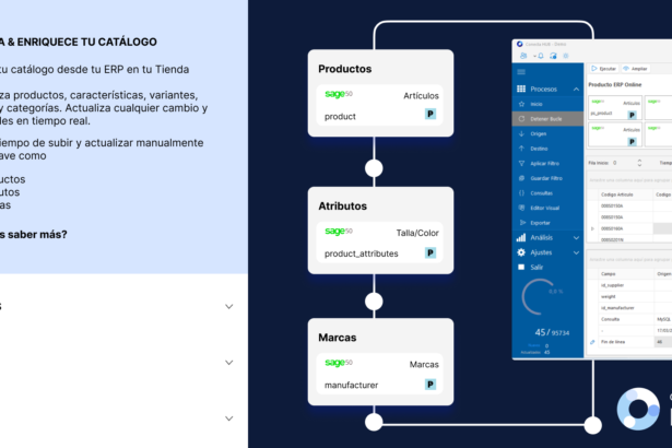 Sincronizar productos erp ecommerce conecta hub