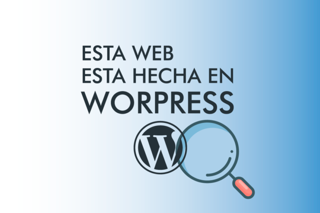 Esta Web esta hecha en WordPress